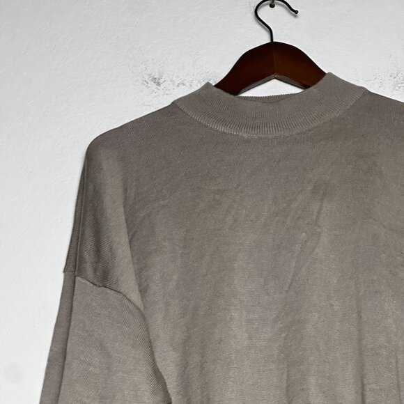 VTG Jhane Barnes Silk 90s Sweater Men XL Crewneck Pullover Lightweight Minimal - Picture 9 of 16